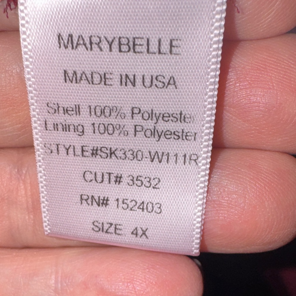 Chic Marybelle Lake Superior Skirt Midi Casual Comfortable 4X - Picture 7 of 8